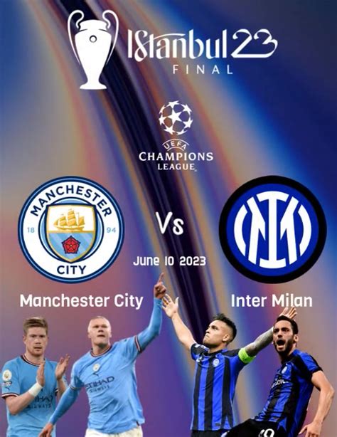 Copy Of Uefa Champions League Final 2023 Flyer Templa Postermywall