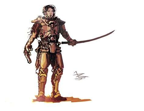 space samurai  jonas balint  deviantart