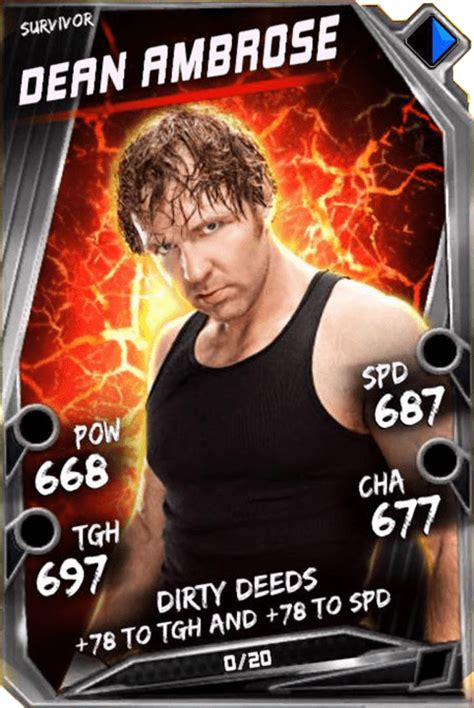 Dean Ambrose Wwe Supercard Roster