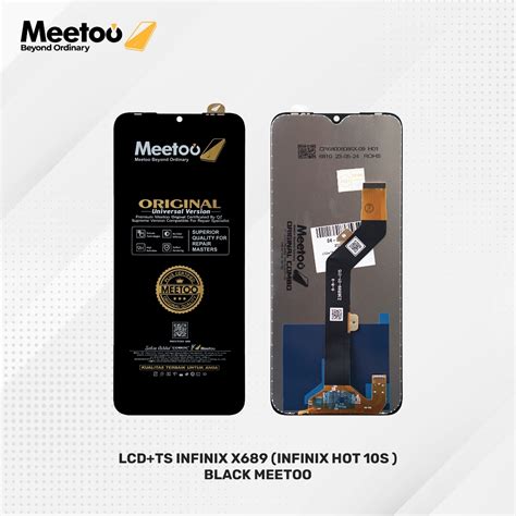 Jual LCD TS INFINIX X689 INFINIX HOT 10S BLACK MEETOO Shopee Indonesia