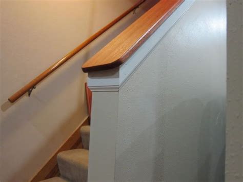 Help Trimming Out Half Wall Railing Wall Railing Half Wall Stairs Trim