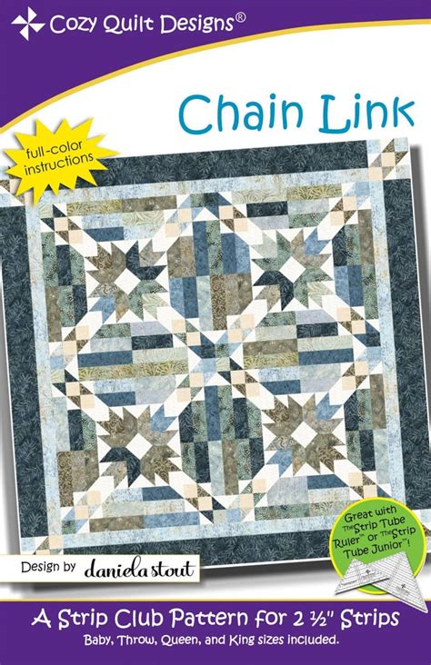 Chain Link Quilt Quilting Pattern A Cozy Strip Club Pattern For