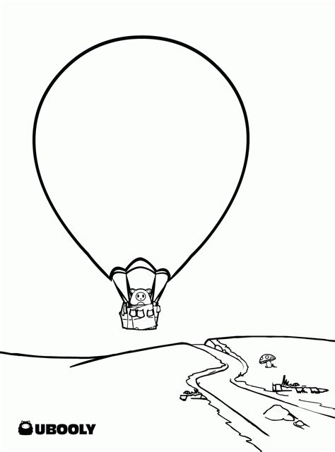 Hot Air Balloon Coloring Pages Free Printable Coloring Home
