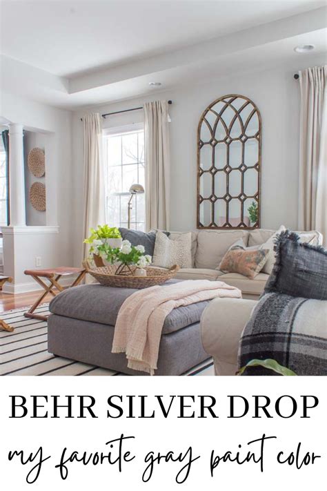 Behr Silver Drop And Why I Think It Is The Prettiest Color Behr Grey