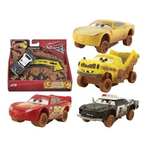 Disney Cars 3 Bilar Pixar Crazy 8 Bumper Basher Mcqueen Cruz Mfl 3