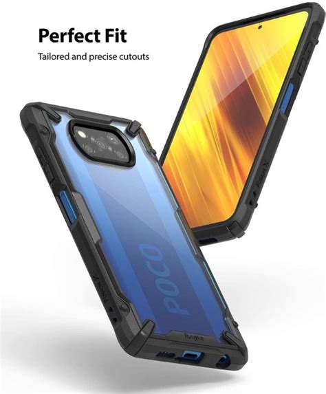 POCO X3 NFC POCO X3 Pro Fusion X Rugged Case By Ringke Black 100