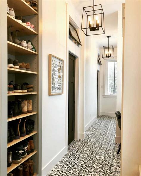 Hallway With Monochromatic Mosaic Floor Tiles Soul Lane