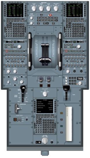 A330 & A340 Flight Deck Cockpit Training Posters by Flightvectors | Airbus A330 & A340