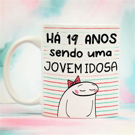 Caneca Personalizada Flork Jovem Idosa No Elo Na Caneca A B