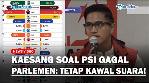 Kaesang Ucap Selamat Ke Prabowo Gibran Namun Soal Psi Gagal Ke Senayan