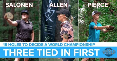 Three Way Tie At The Top As Fpo Heads To Final Round Ultiworld Disc Golf