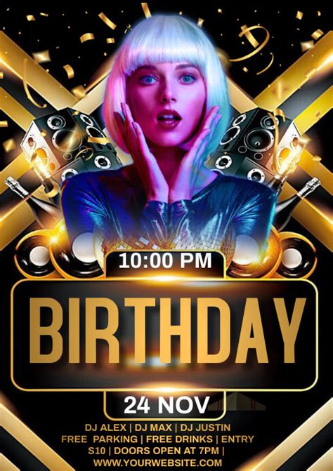 Copy Of Birthday Night Postermywall