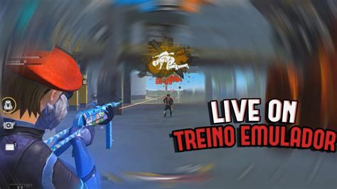 FREE FIRE AO VIVO LA CASA DE PAPEL TREINO EMULADOR RANK