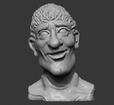 STL file Art Attack The Head statue bust 🎨 ・3D print design to download ...