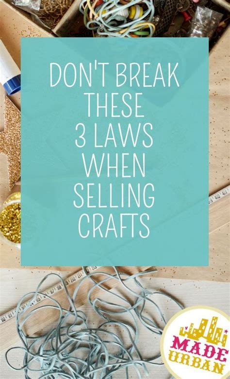 Big Legal Mistakes Crafters Make Made Urban In Homemade