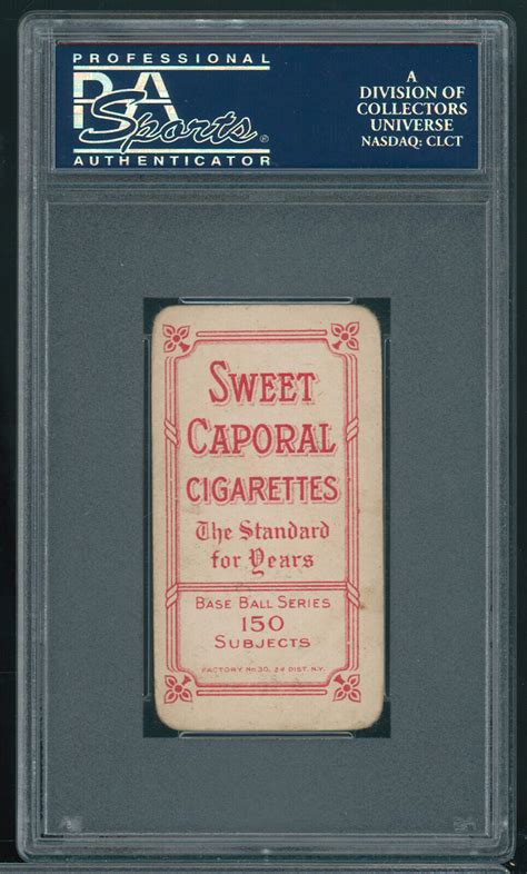 1909 11 T206 Clark Griffith Portrait Sweet Caporal 150 30 PSA 2 GOOD A4