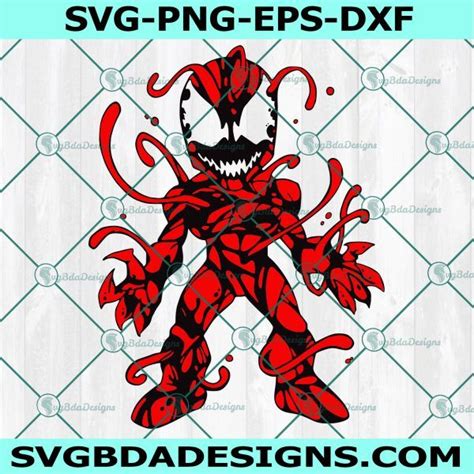 Venom Chibi Svg, Venom 2, Carnage 2 Svg, Cute Venom, Baby Venom Svg - SvgBdaDesigns | Chibi ...