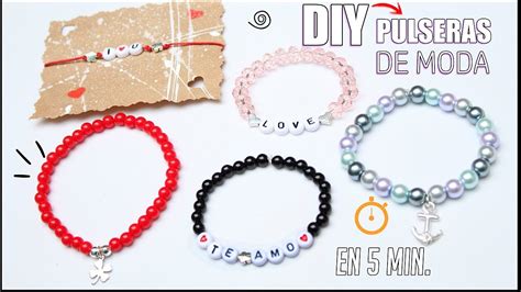 Pulseras con hilo elástico super fáciles Ideas para regalar o vender