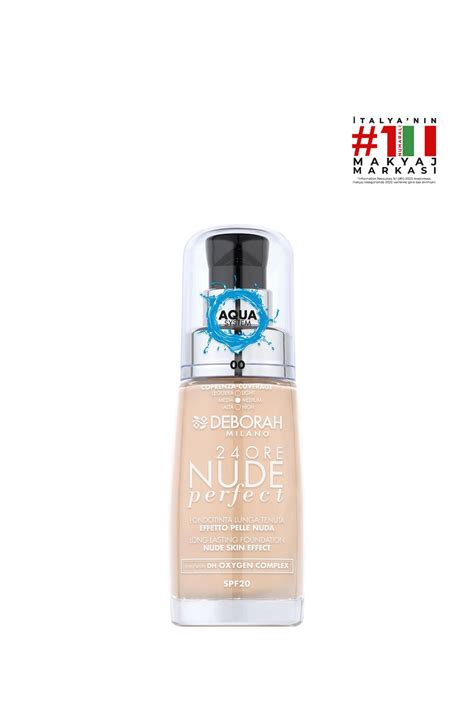 Deborah 24Ore Perfect Nude Fondöten No 00 ivory 8009518364637 Fiyatı Yorumları Trendyol
