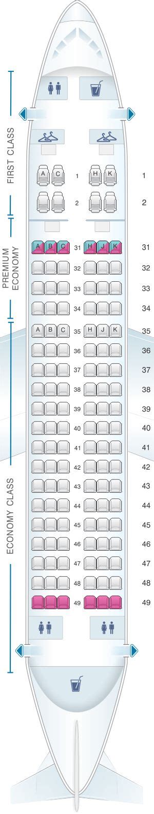 Seat Map China Southern Airlines Airbus A319