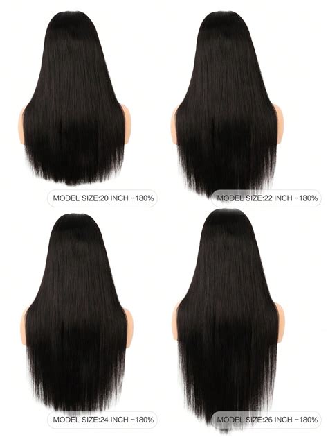 ALL READY WIG Peruca Lace Closure De Cabelo Humano 100 Liso Sedoso Da