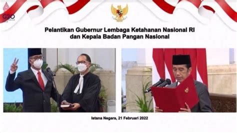 Andi Widjajanto Dilantik Menjadi Gubernur Lemhannas Gantikan Agus Widjojo