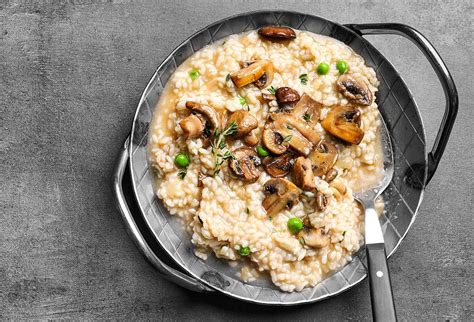 Risotto Aux Champignons Et Petits Pois Croque Gel