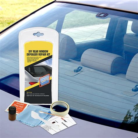 Diy Quick Repair Car Rear Window Defogger Repair Kit Glass Grid Fix