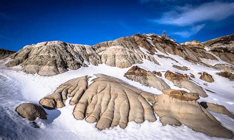 A Winter Hike in the Drumheller Badlands | Hike Bike Travel