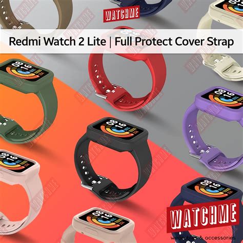 Xiaomi Redmi Watch 2 Lite Strap 2in1 Full Protect Body Cover Strap 5