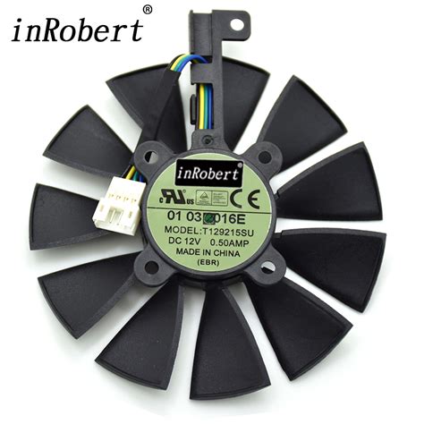 Everflow 87MM T129215SU 4Pin Cooling Fan For GTX 980 Ti R9 390X 390 GTX ...