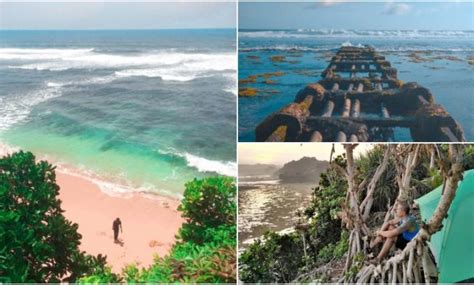 Obyek Wisata Pantai Somandeng Gunungkidul Tawarkan Panorama Indah