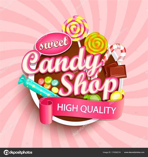 Candy Shop Logo Stock Vector Image By ©tandav 174392216