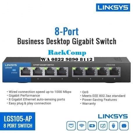 Jual Linksys Lgs Ap Port Business Desktop Gigabit Switch Hub