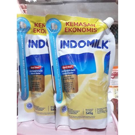 Jual Indomilk Susu Kental Manis Pouch 545g Putih Shopee Indonesia