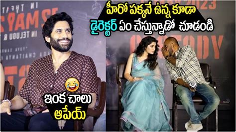 Custody Movie Q A Press Meet Naga Chaitanya Krithi Shetty Youtube