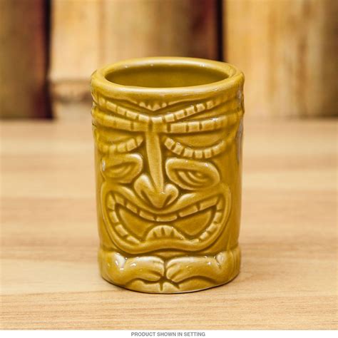 Entertainer God Kc Hawaii Ceramic Tiki Bar Shot Glass 15 Oz In 2021