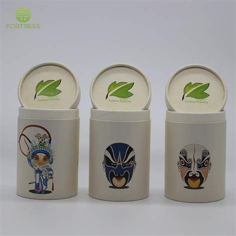 Factory Round Kraft Paper Tube Packaging For Tea Biodegradable Cardboard Paper Tube China Tea