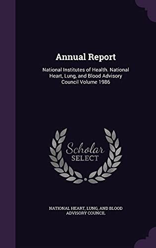 Annual Report National Institutes Of Health National Heart Lung And