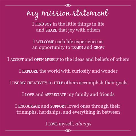 Stephen Covey Personal Mission Statement Vseradress