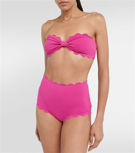 Marysia Exclusive To Mytheresa Scalloped Bandeau Bikini Top Marysia