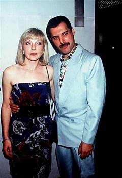 Freddie Mercury And Mary Austin