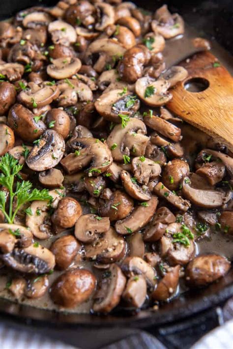 Sautéed Mushrooms for Steak | Valerie's Kitchen