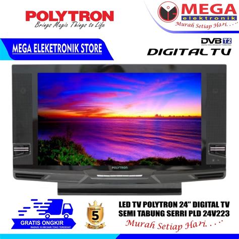 Jual LED POLYTRON PLD 24V223 TV DIGITAL 24 INCH SEMI TABUNG Shopee