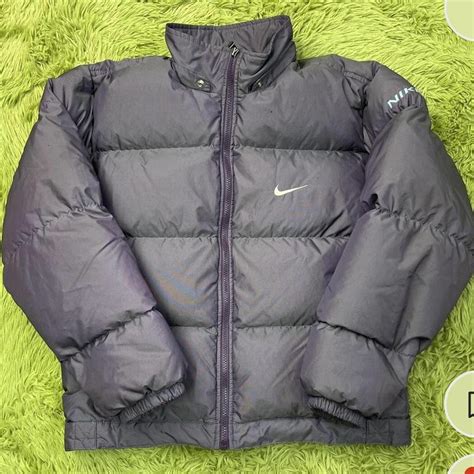 Vintage nike purple puffer coat Bought from depop... - Depop