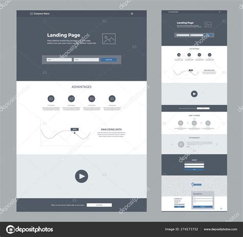 One Page Business Website Template – PARAHYENA