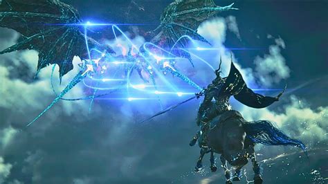 Final Fantasy Odin Vs Bahamut Fight Scene K Ultra Hd Eikons