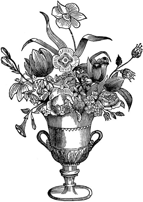 Flower Vase Clipart Etc