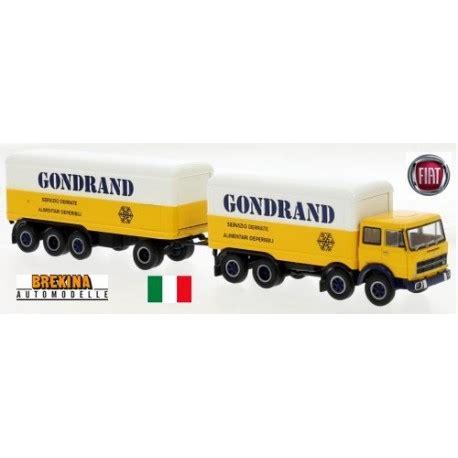 Fiat Mille Pattes Camion Remorque Fourgon Gondrand