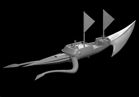 Spelljammer Ships - Full Sized and Tiny models by MZ4250 | Download ...